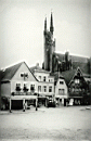 0017.jpg: Schwiebus. Markt mit Michaeliskirche No. 13568 Verlag H. Rubin&Co. Dresden-Lo