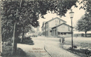 0747bg.jpg: Gruss aus Ost Brandenburg Schwiebus Bahnhof 1925